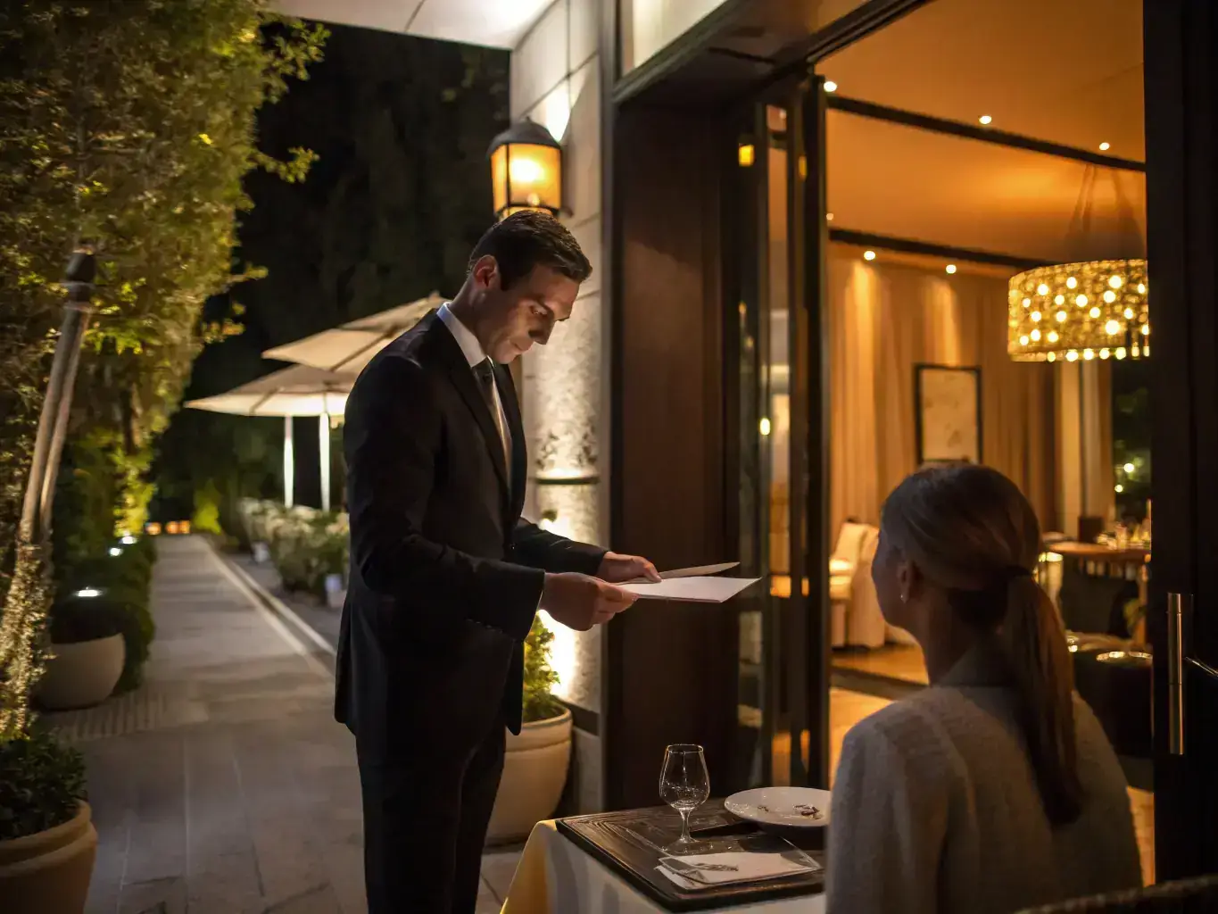 A concierge arranging a special request, such as tickets to a sold-out event, demonstrating resourcefulness and dedication to client satisfaction.